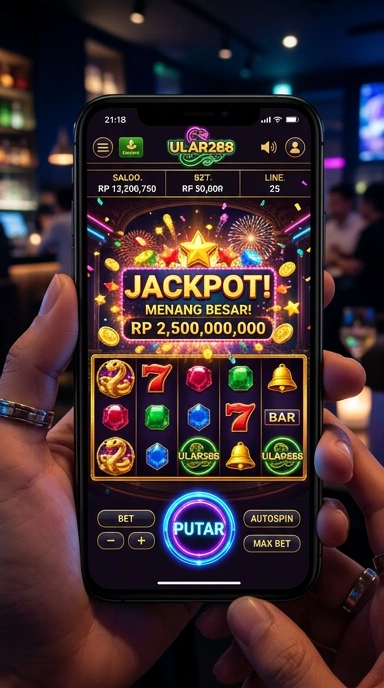 Cuplikan layar menu unduhan ular288 untuk perangkat Android